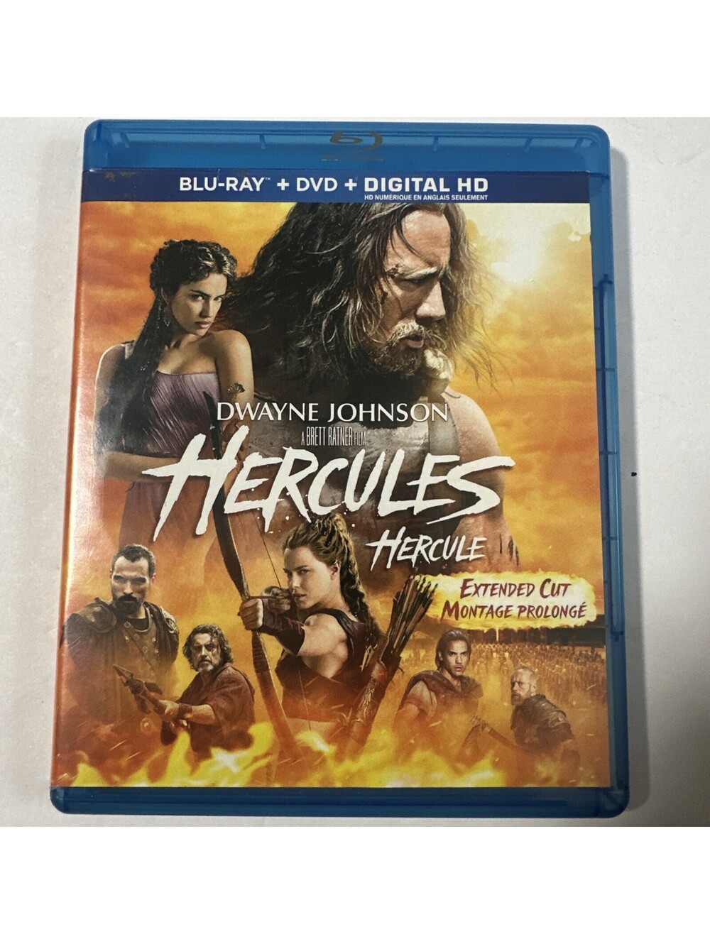 Hercules Blu-ray + DVD 2014 Dwayne Johnson Extended Cut